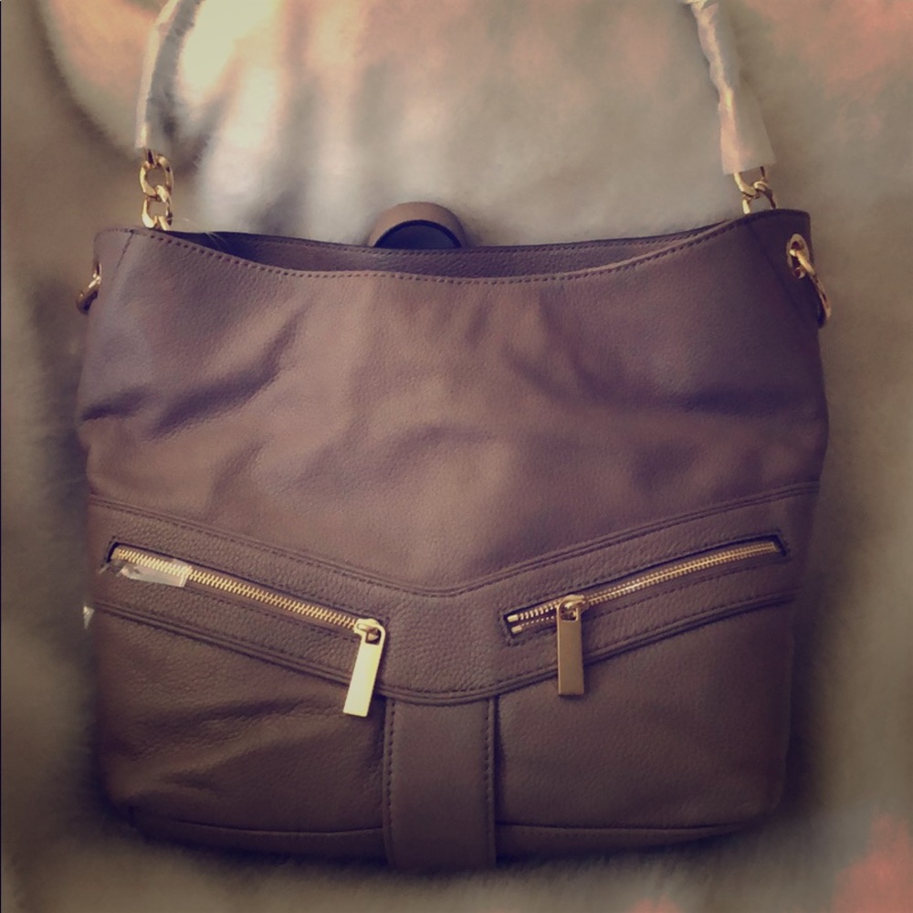 Michael Kors Jamesport Large Shoulder Leather Tote